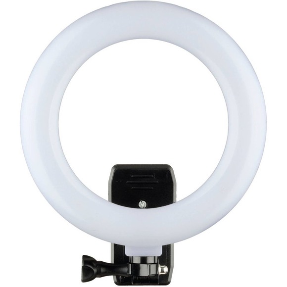 Sunpak - VGC-LEDRGB-6R-CO Rainbow Ring Light with Adjustable Clip Mount - Picture 1 of 11